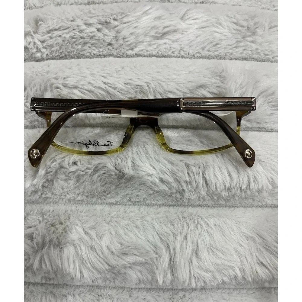True Religion Eyeglasses Frames Johnny Tofa 53-17-145 Brown‎ Tortoise
